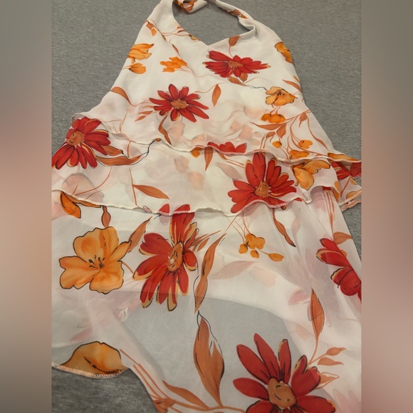 Floral Halter Dress/ Top - Picture 1 of 3